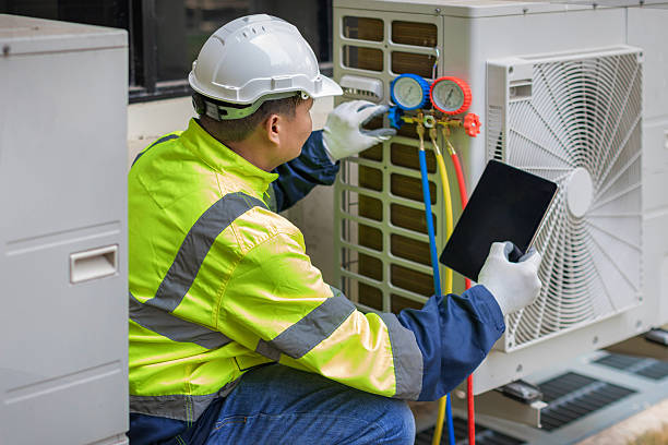 Professional Hvac Installation technician working in Cedar Crest, MA